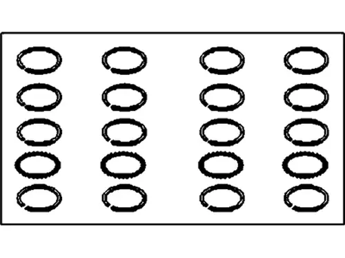 Кольца поршневые DAEWOO 93740227