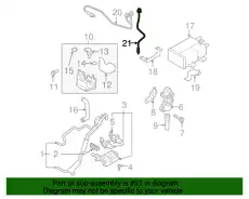 SENSOR,OXYGEN L55618861A MAZDA