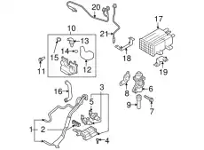 SENSOR,OXYGEN L55618861A MAZDA