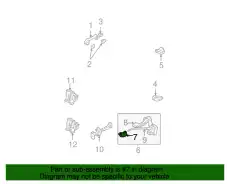 Ручка двери MAZDA EC1358330P66