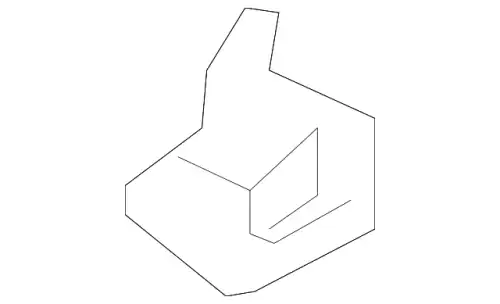КРОНШТЕЙН КРЕПЛЕНИЯ БАМПЕРА EG2153830C MAZDA