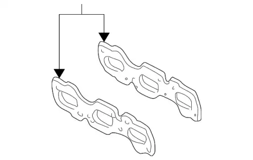 Прокладка коллектора MAZDA GY0113460B
