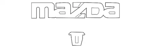  ЭМБЛЕМА MAZDA BBY451710