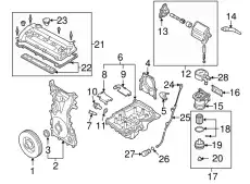 Поддон картера двигателя MAZDA L3K910407