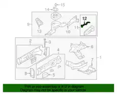 BRACKET(R),FENDER D651531E0 MAZDA
