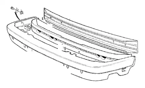Усилитель бампера VOLVO 9151661