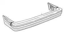 БАМПЕР ЗАДНИЙ 3536806 VOLVO
