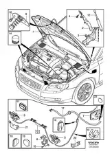  ПЕТЛЯ КАПОТА ПРАВАЯ 31385811 VOLVO