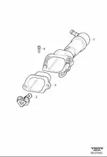  ОМЫВАТЕЛЬ ФАРЫ ЛЕВЫЙ (07-) 30698506 VOLVO