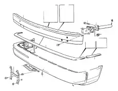 МОЛДИНГ БАМП ПЕР Л 1358572 VOLVO