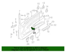 HANDLE, R.H. 9196546 VOLVO