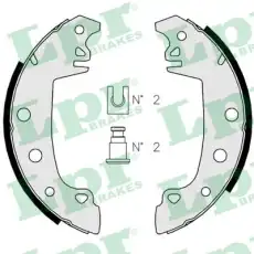 Тормозные колодки барабанные LPR 02850