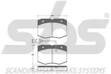 колодки дисковые п. !\ Iveco Daily 89> 1501222349 SBS