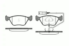 Тормозные колодки дисковые передняя ось REMSA 0437.02