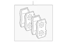 Тормозные колодки дисковые MB 004 420 80 20 41