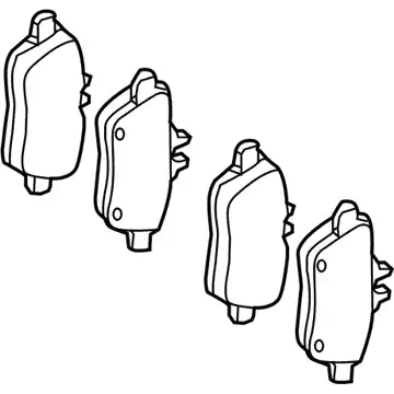 Тормозные колодки дисковые MB 007 420 90 20