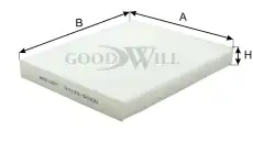 Салонный фильтр GOODWILL AG512CF