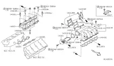 Прокладка коллектора NISSAN 140338J100