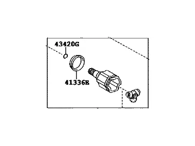 ШРУС 43040-28021 TOYOTA / LEXUS