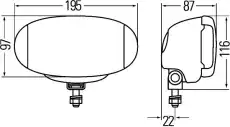 Фара HELLA 1FD 010 953-801