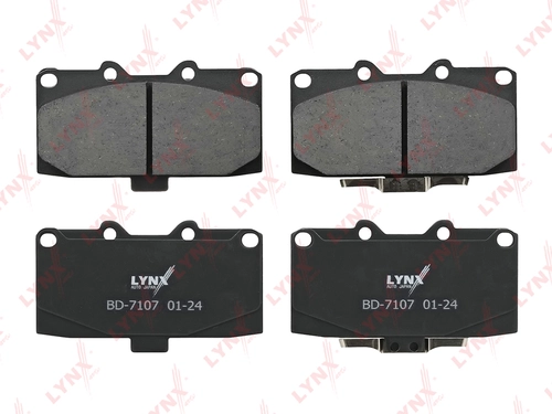 Тормозные колодки дисковые LYNXAUTO BD-7107