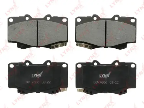 Тормозные колодки дисковые LYNXAUTO BD-7606