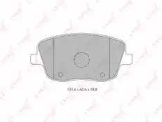 Тормозные колодки дисковые LYNXAUTO BD-8015