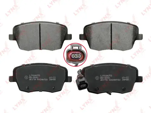 Тормозные колодки дисковые LYNXAUTO BD-8041