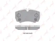 Тормозные колодки дисковые LYNXAUTO BD-3035