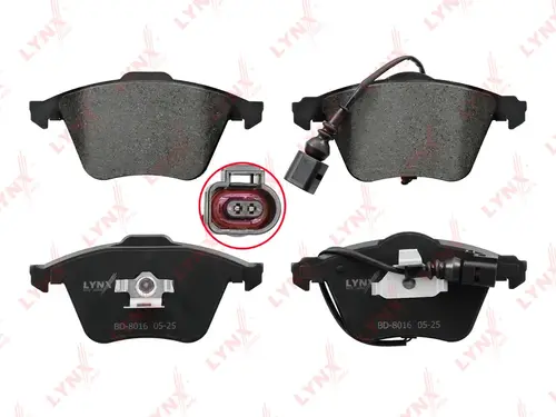 Тормозные колодки дисковые LYNXAUTO BD-8016