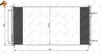 Радиатор кондиционера (конденсатор) NRF 35943
