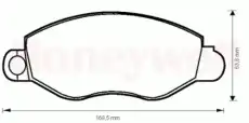 Тормозные колодки дисковые BENDIX 573110B