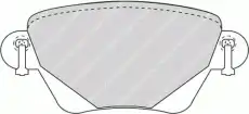 Тормозные колодки дисковые FERODO FSL1416