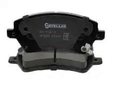 Тормозные колодки дисковые STELLOX 833 012B-SX