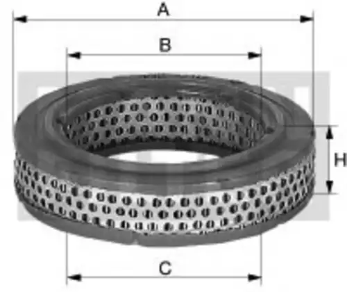 Воздушный фильтр C 2431 MANN-FILTER