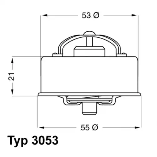 Термостат системы охлаждения WAHLER 3053.75