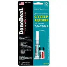 HG !Двухкомпонентный суперклей для пластика. Прочность клеевого шва превышает прочность плас DD6659 DONE DEAL