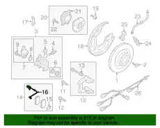Датчик тормозных колодок VAG 4G0615121A