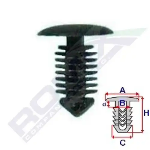 клипса!\ Citroen Berlingo 02-08 10495 ROMIX