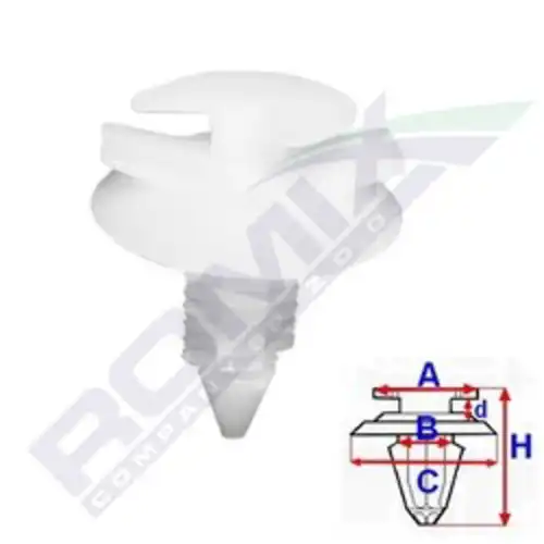 клипса!\ Fiat Panda 91-03 11008 ROMIX