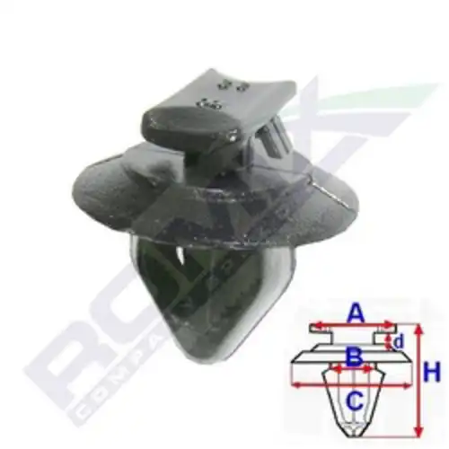 клипса!\ Fiat Ducato 90-94 11025 ROMIX