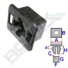 клипса!\ Fiat Brava 14052 ROMIX