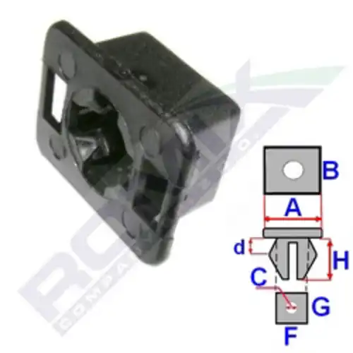 клипса!\ Fiat Brava 14052 ROMIX