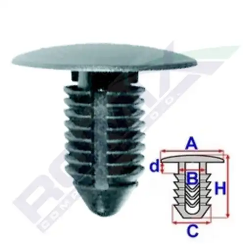 клипса!\ GM USA B22002 ROMIX