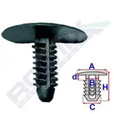 клипса!\ Chrysler B22040 ROMIX