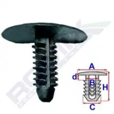 клипса!\ Chrysler B22040 ROMIX