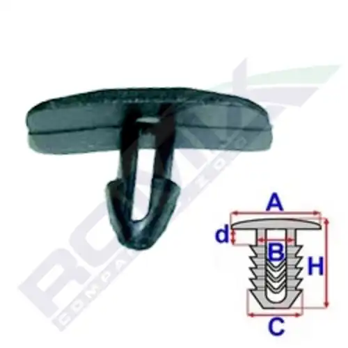 клипса!\ Citroen Jumper I C30179 ROMIX