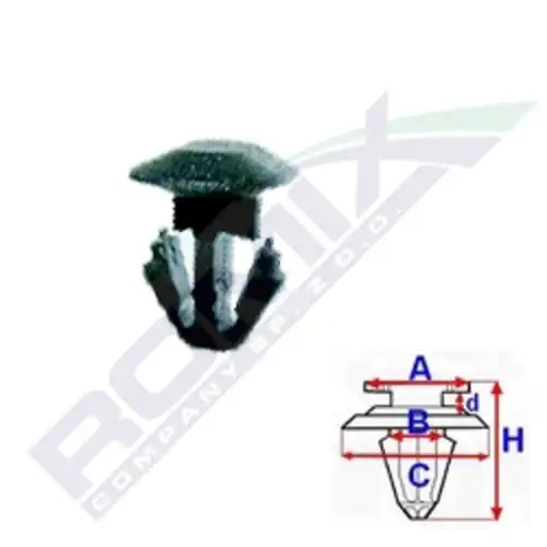 клипса!\ Citroen C40843 ROMIX