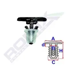 клипса!\ Ford Galaxy C50844 ROMIX