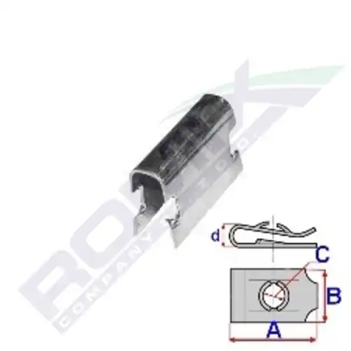 клипса обшивки!\ universal C60103 ROMIX